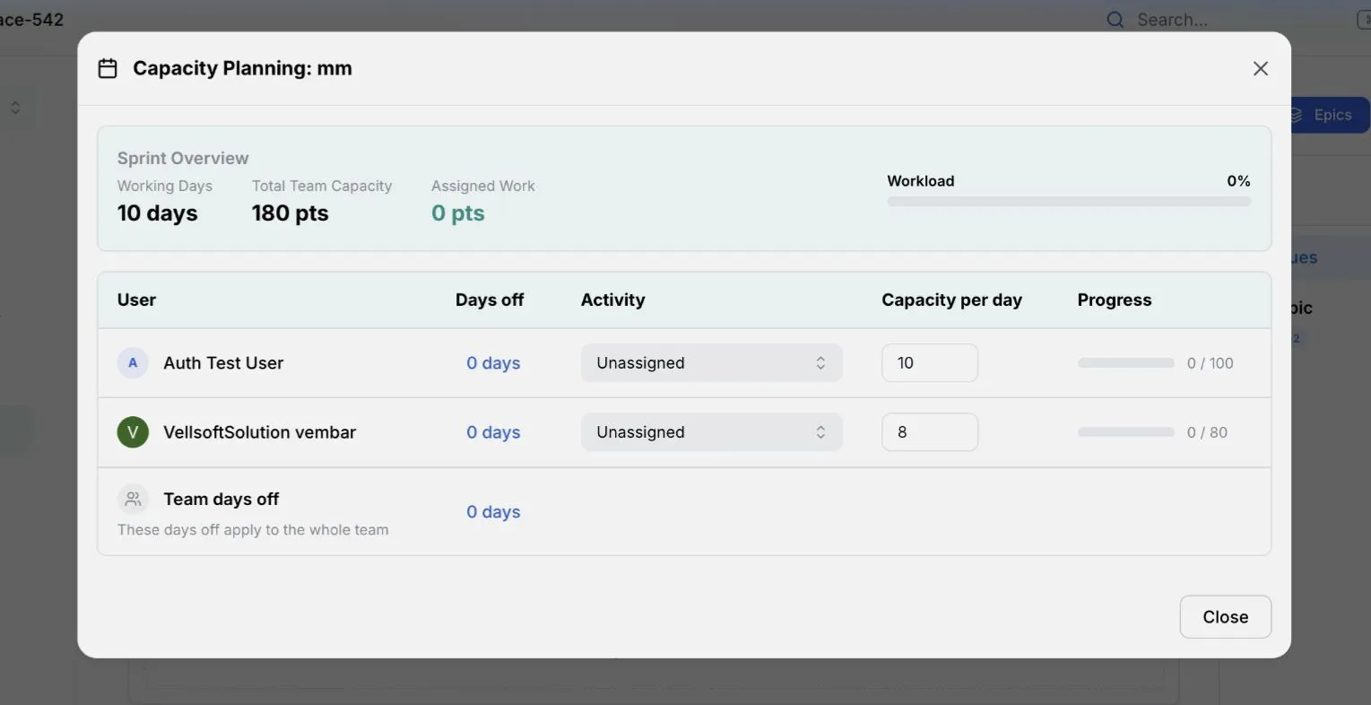 Capacity Planning
