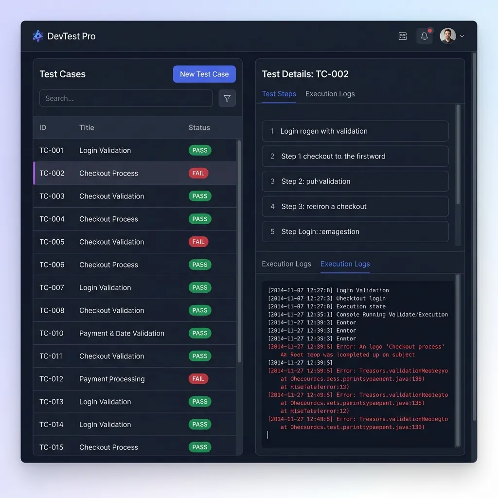 Klority QA Test Execution Runner